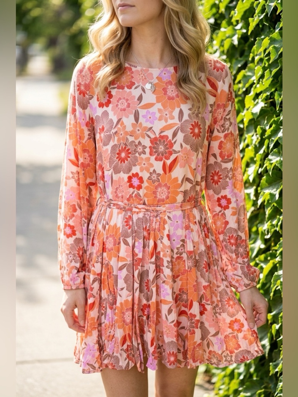 Talulah La Maison "Daring Day" Retro Floral Mini Dress
